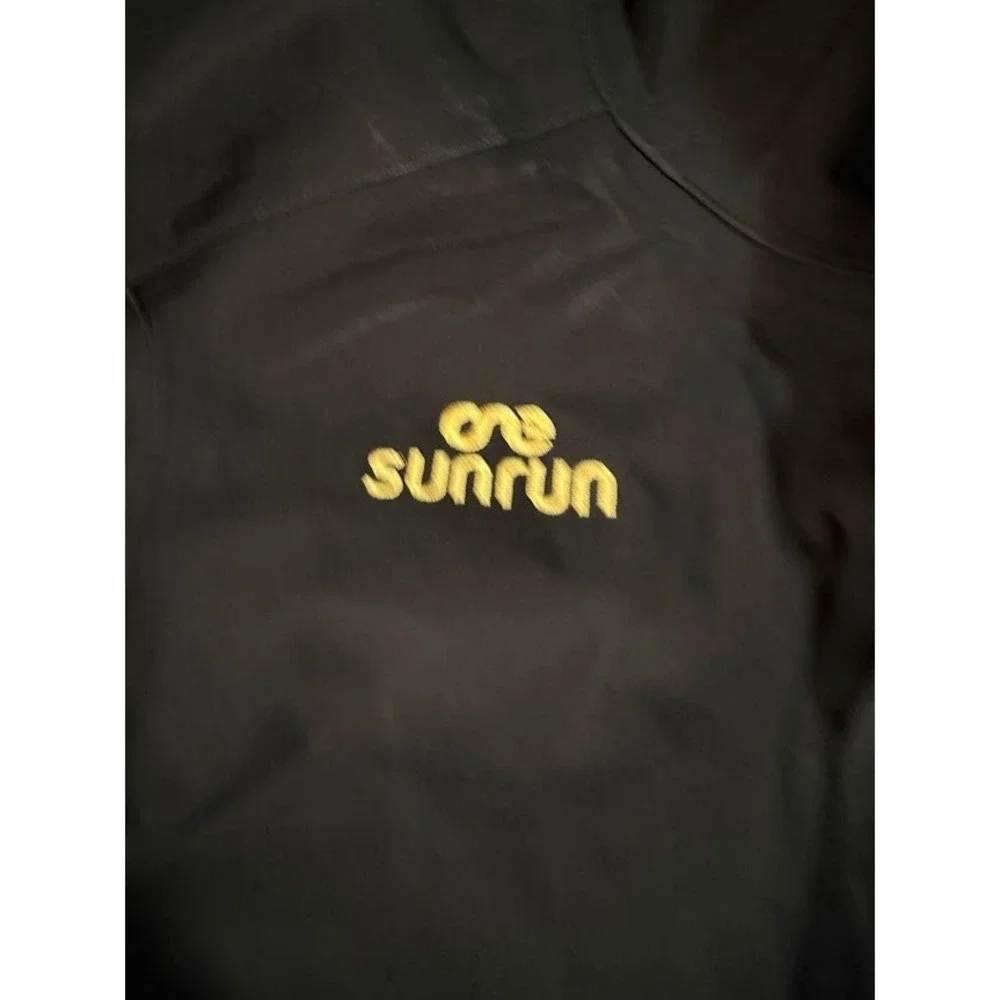 The North Face Sunrun Apex Flex Jacket Mens Large Black Hooded Windbreaker.